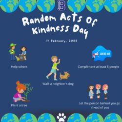 RANDOM ACTS OF KINDNESS DAY  FEBRUARY 17, 2022